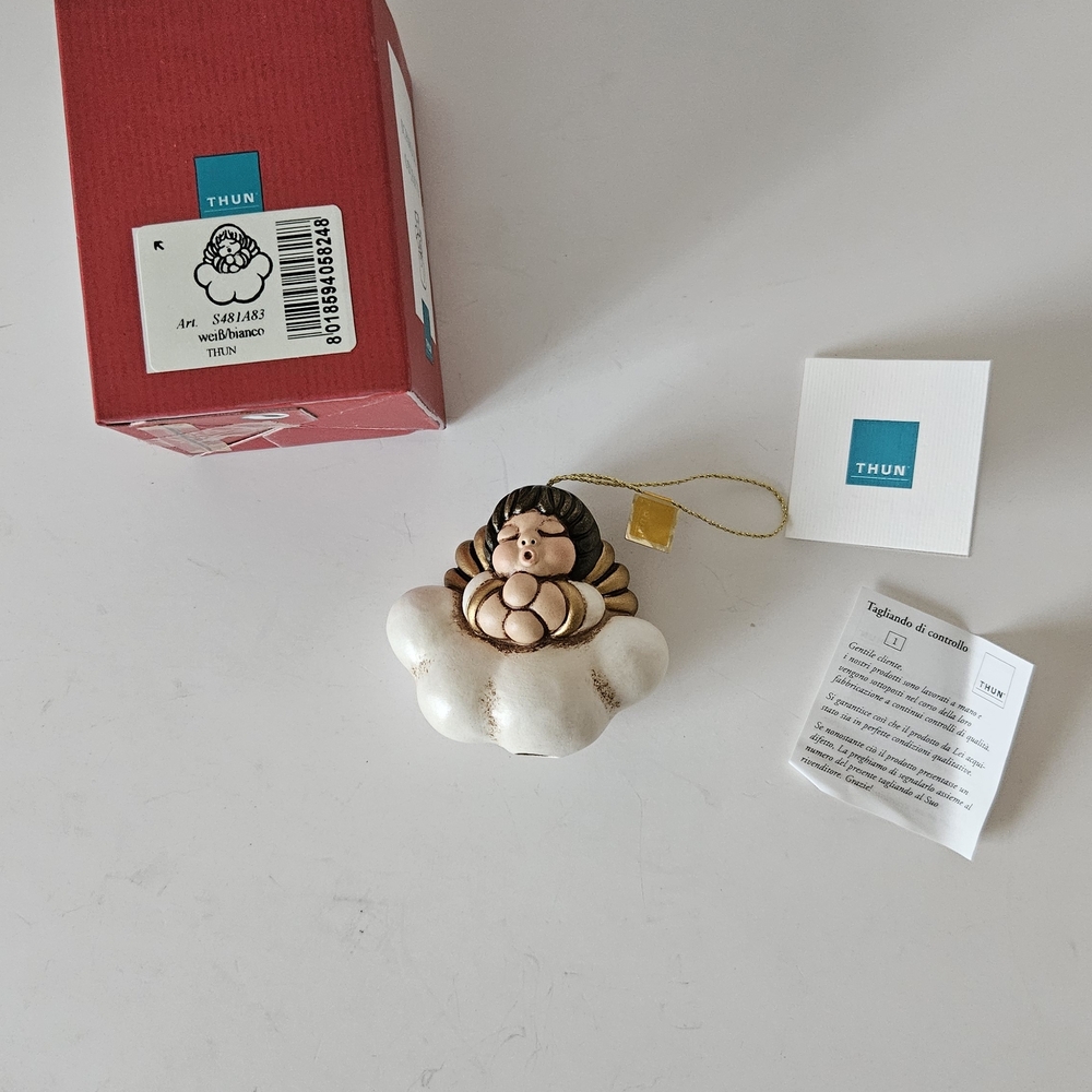 Thun Angel on Cloud Ornament